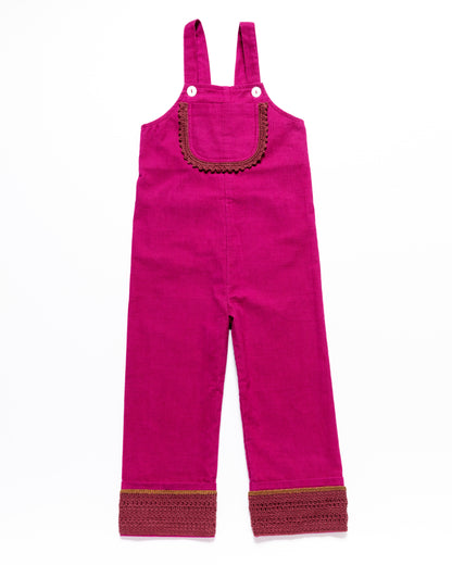 Dungarees NIKO - Raspberry