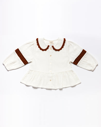 Peplum Blouse OLGA - Canyon