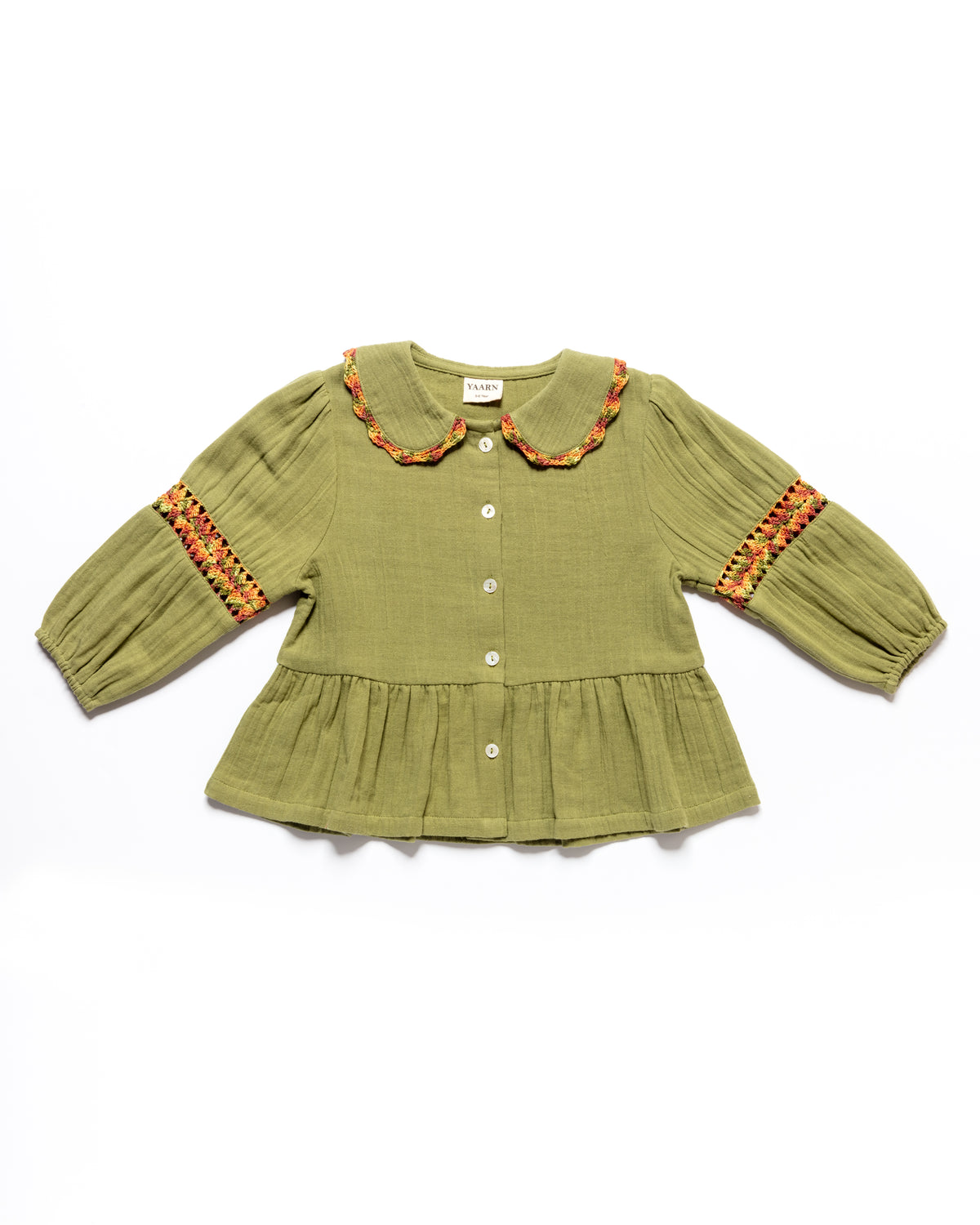 Peplum Blouse OLGA - Harvest