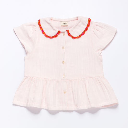 Muslin Blouse OLGA - Sunset