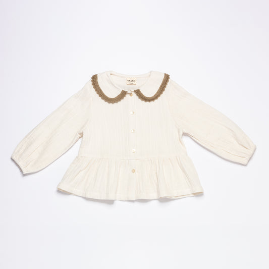 Peplum Blouse OLGA - Clay