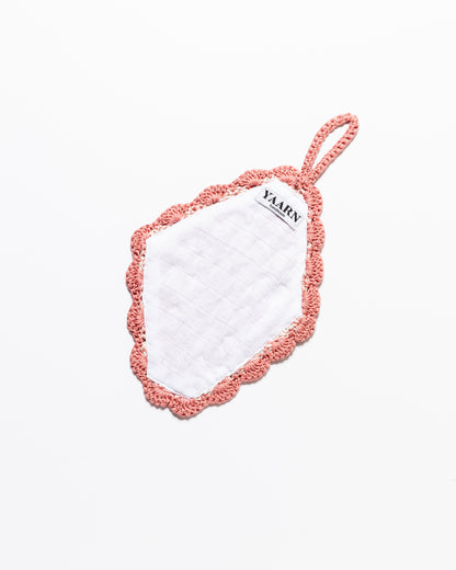 Pacifier Cloth - Double Cotton Blush