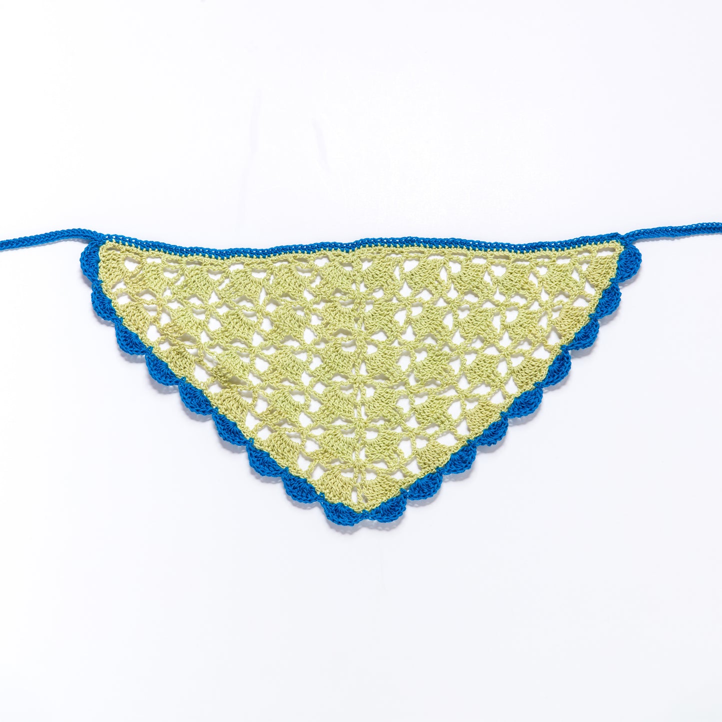 Crochet Headscarf PIXIE - Mint Combo