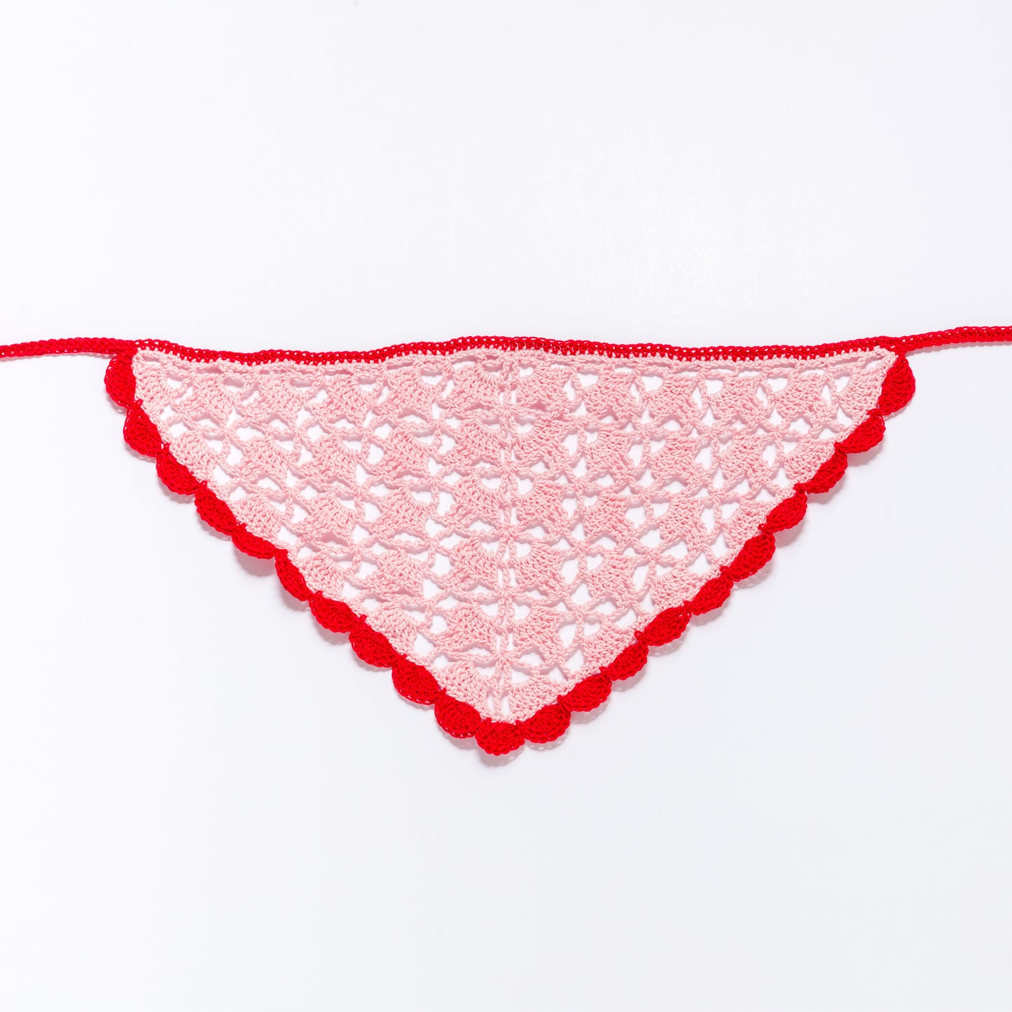 Crochet Headscarf PIXIE - Cotton Candy Combo