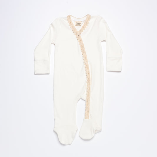 Footie Babygrow QUINCY - Beige
