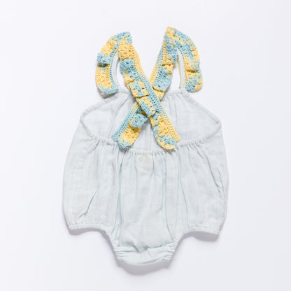 Crossover Romper SOLEIL - Painted Marbles