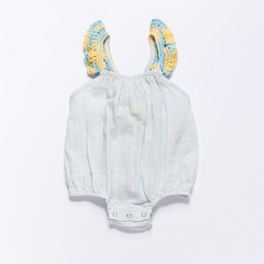 Crossover Romper SOLEIL - Painted Marbles