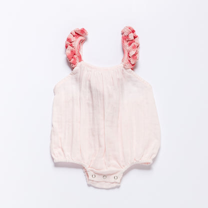 Crossover Romper SOLEIL - Painted Pinks