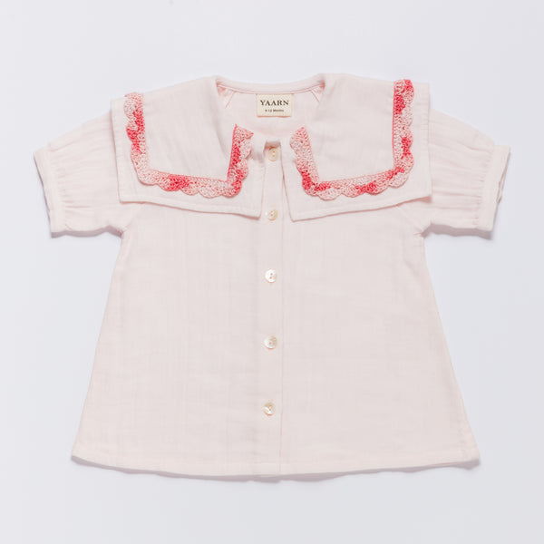 Sailor Blouse SOPHIA - Painted Pinks – YAARN