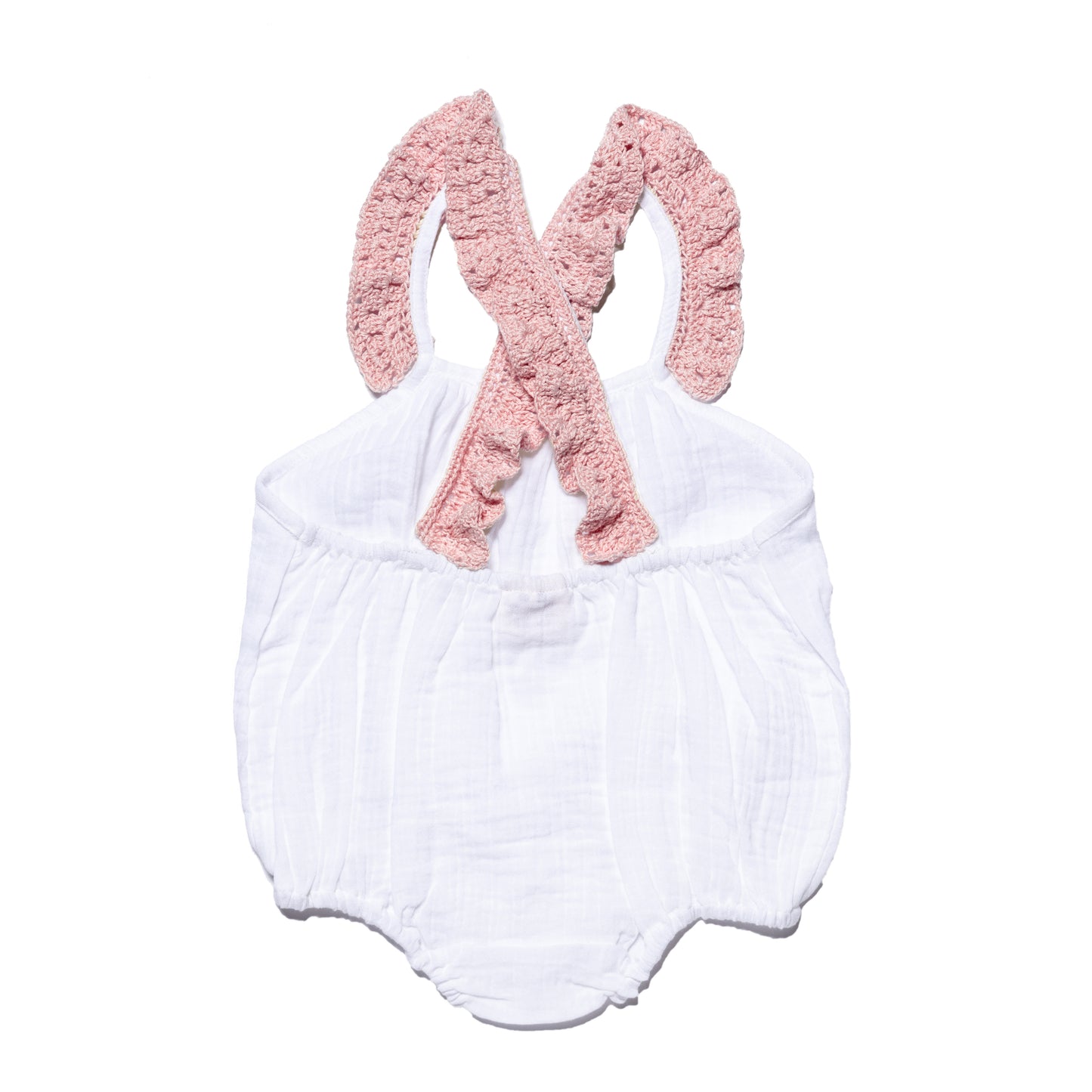 Crossover Romper SOLEIL - Light Blush