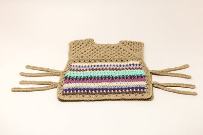 Woolen Vest ROWAN - Multi Stripe