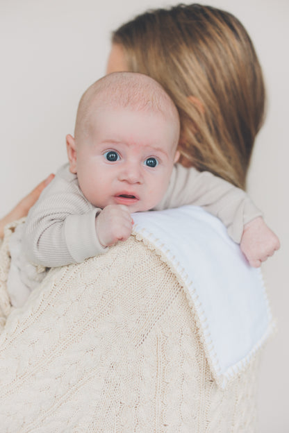 Burp Cloth - Beige