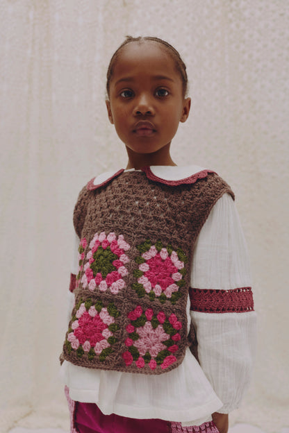 Vest ROWAN - Rosewood