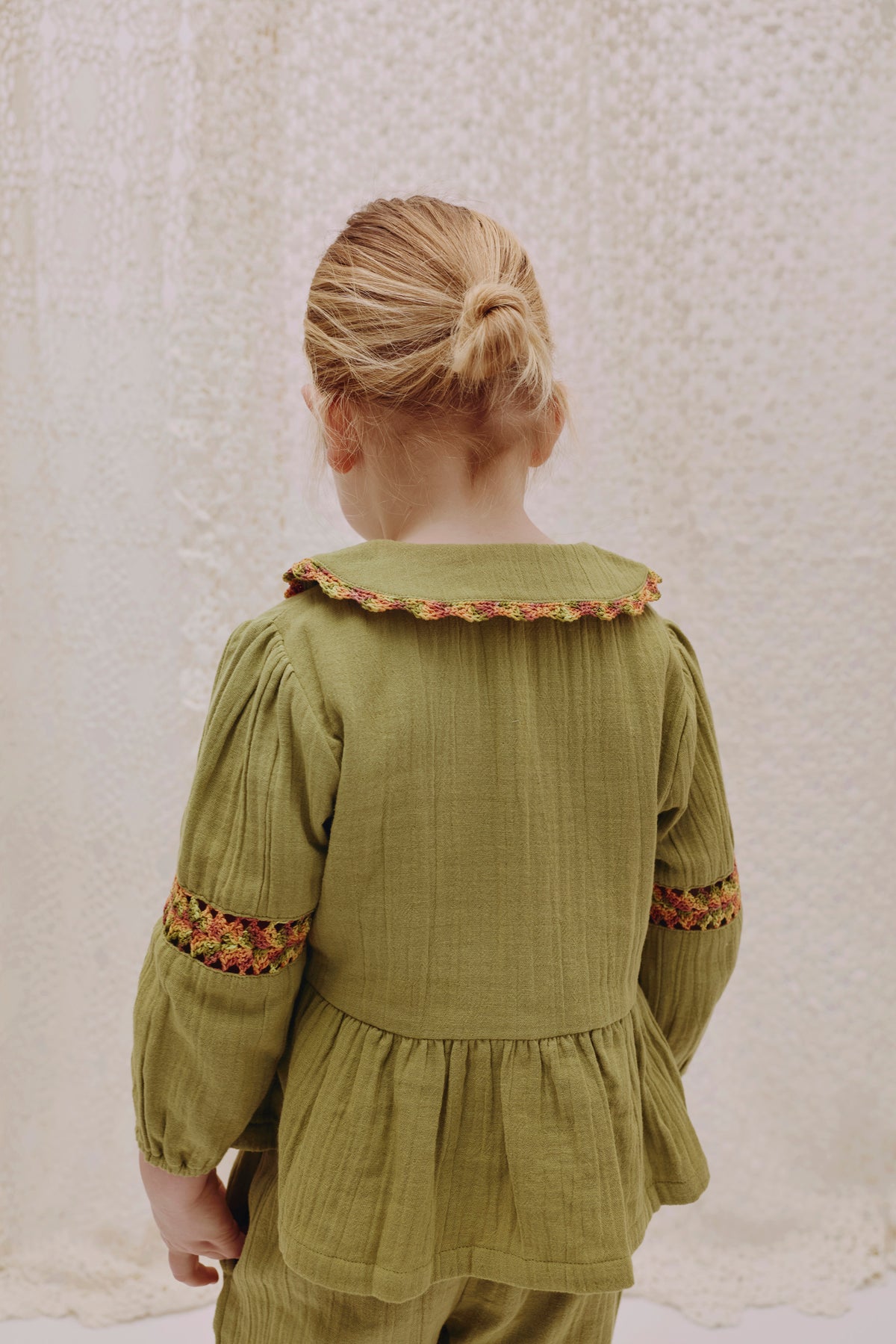 Peplum Blouse OLGA - Harvest