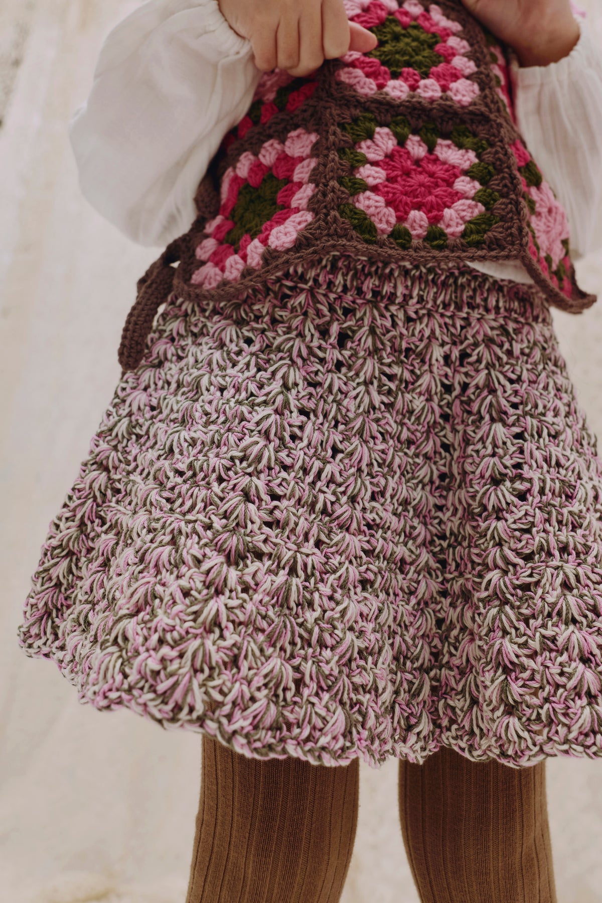 Fanned Skirt ESTER - Bramble