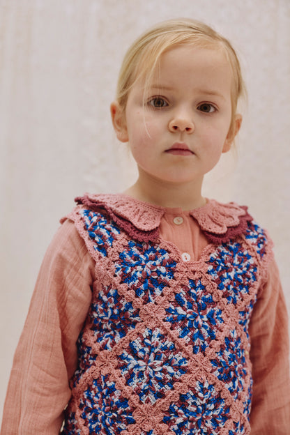 Granny Square Dress ANNA - Harvest