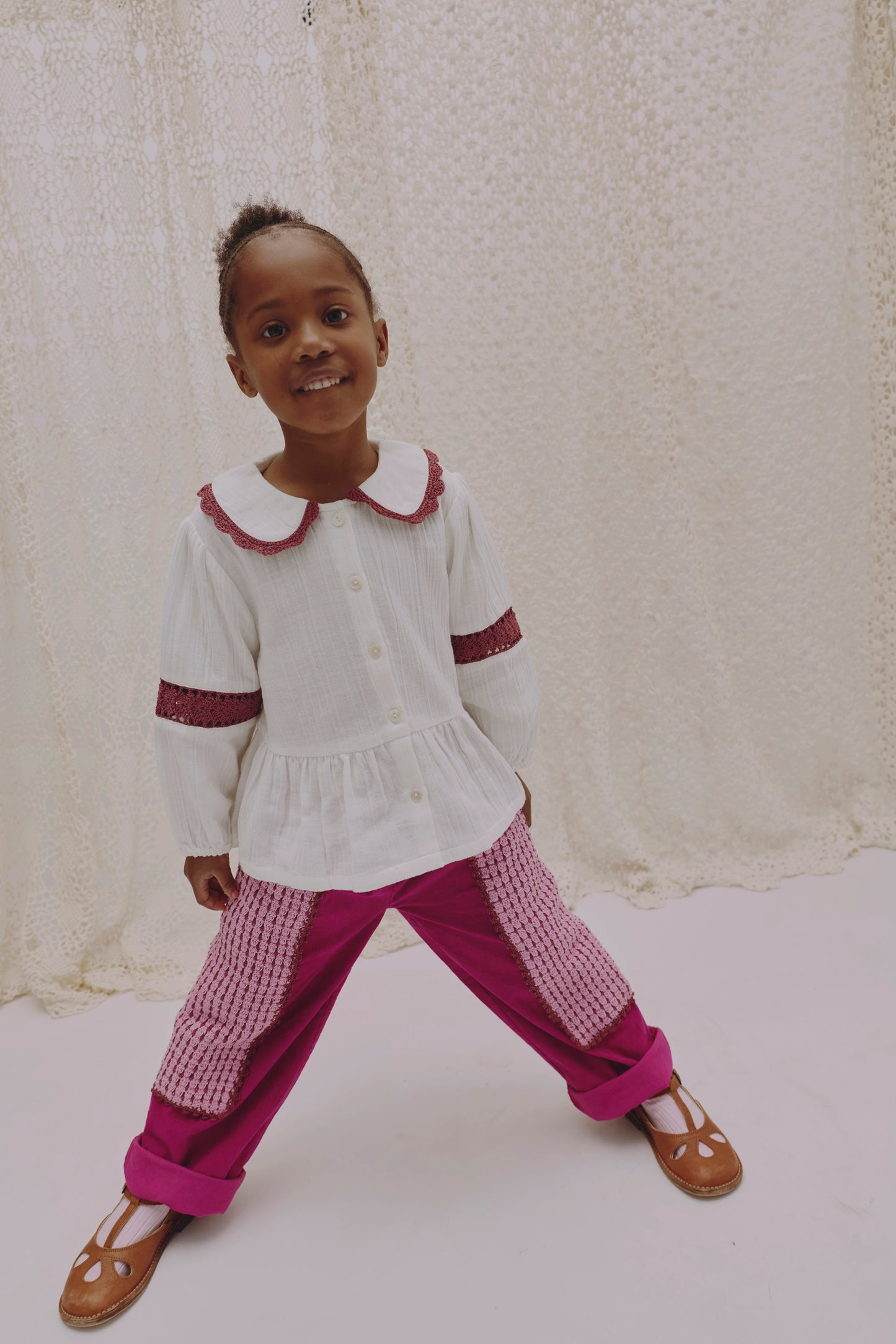 Trousers ARLO - Raspberry