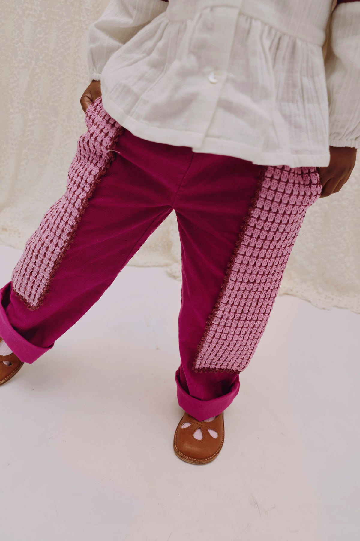 Trousers ARLO - Raspberry