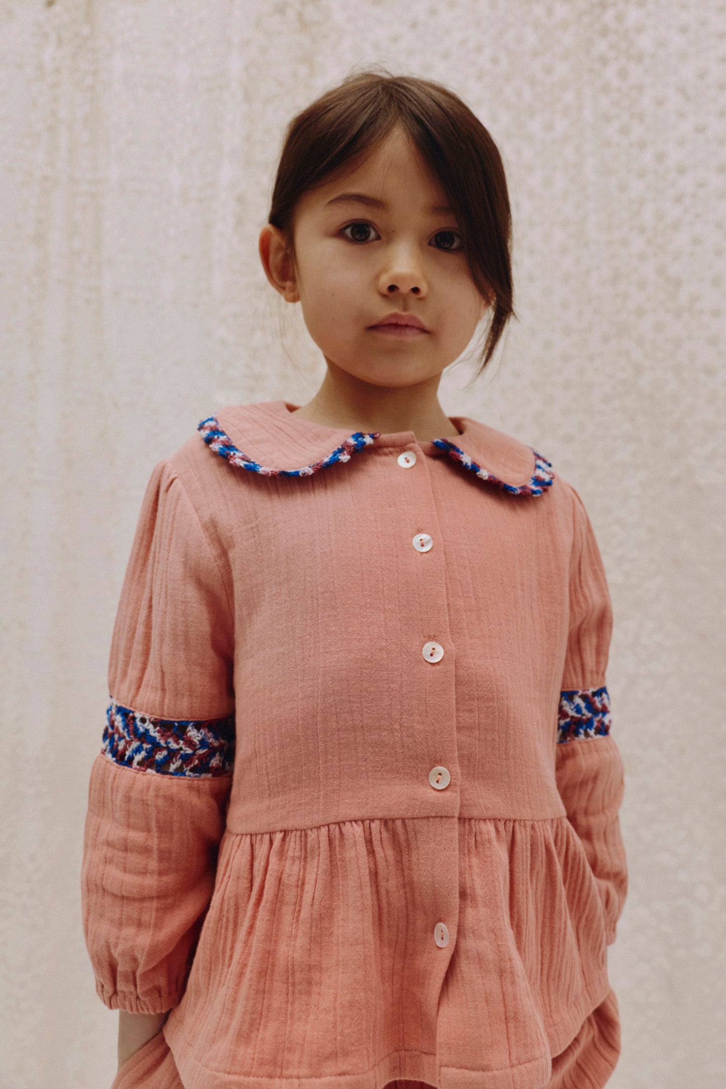 Peplum Blouse OLGA - Winterberry