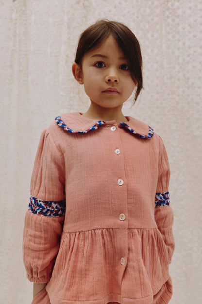 Peplum Blouse OLGA - Winterberry