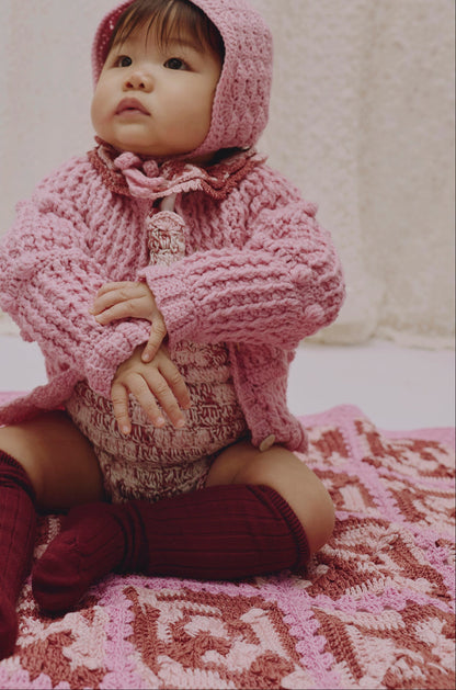 Granny Square Blanket - Rosette