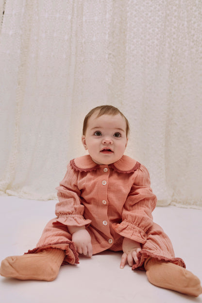 Trousers ILA - Antique Rose