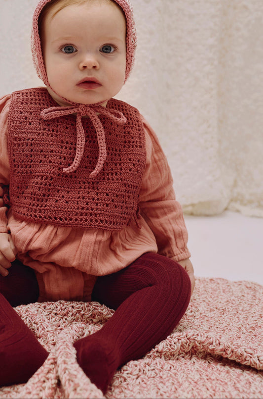 Cotton Heirloom Blanket - Double Cotton Blush