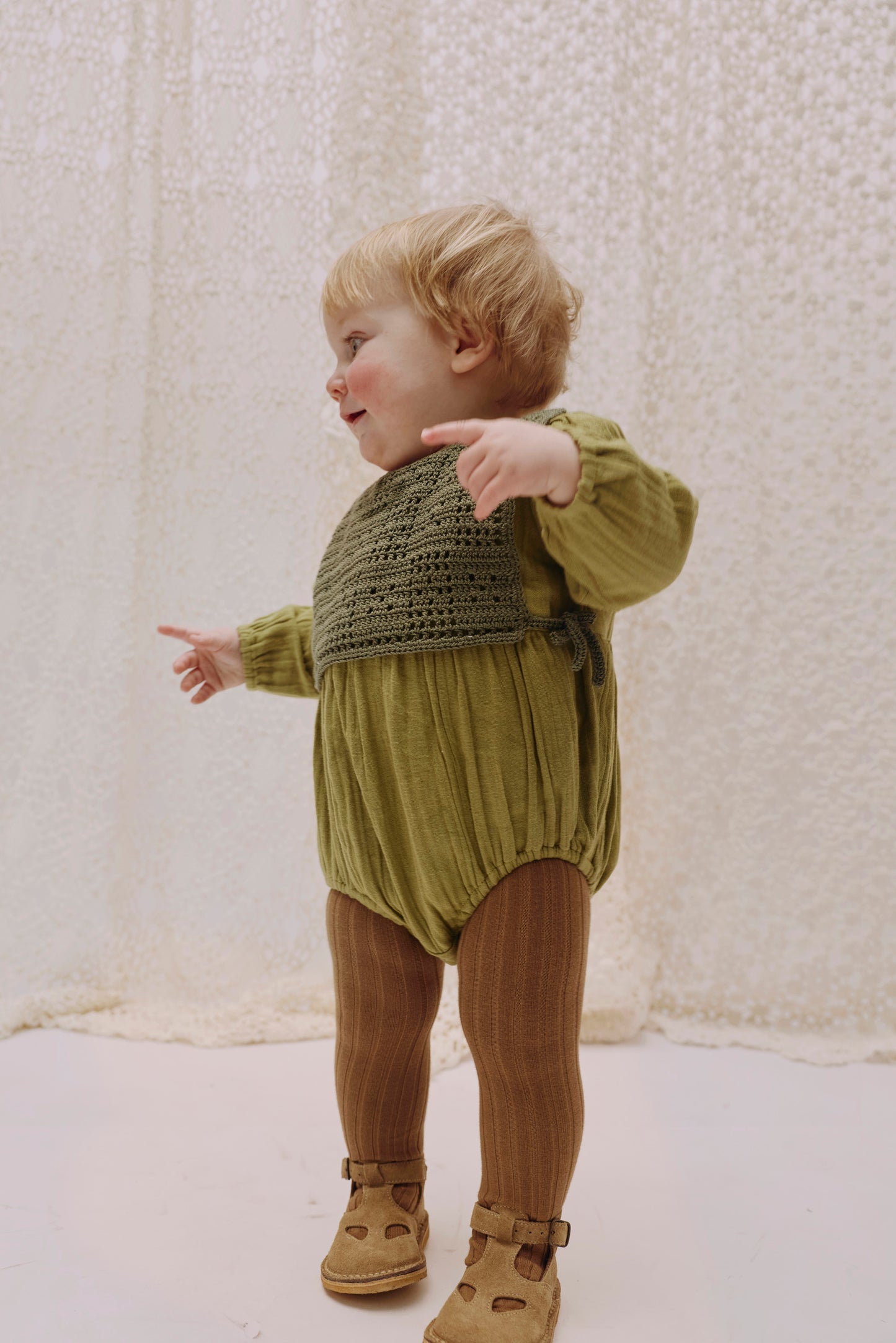 Panel Romper LULU - Olive