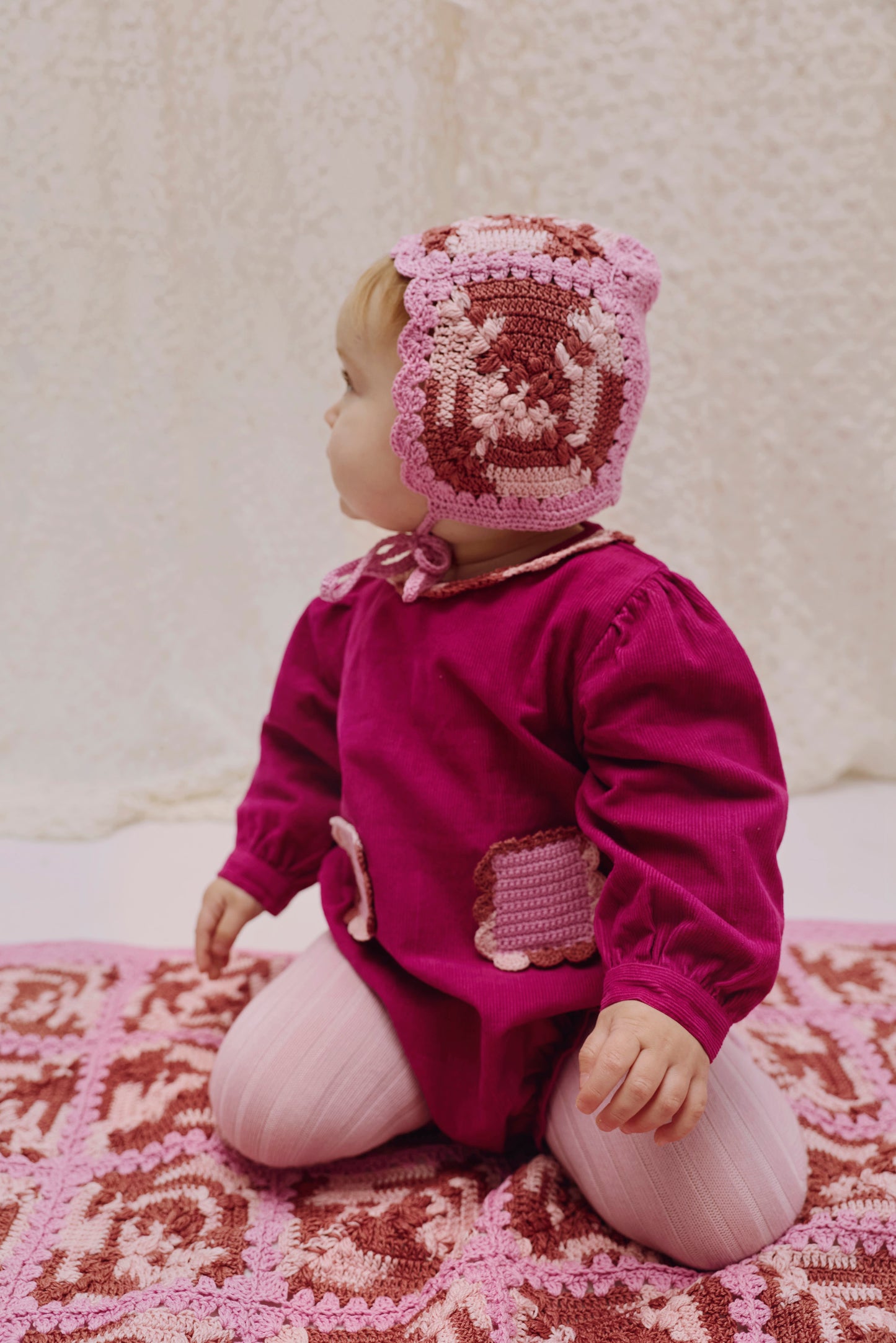 Romper MARGOT - Raspberry
